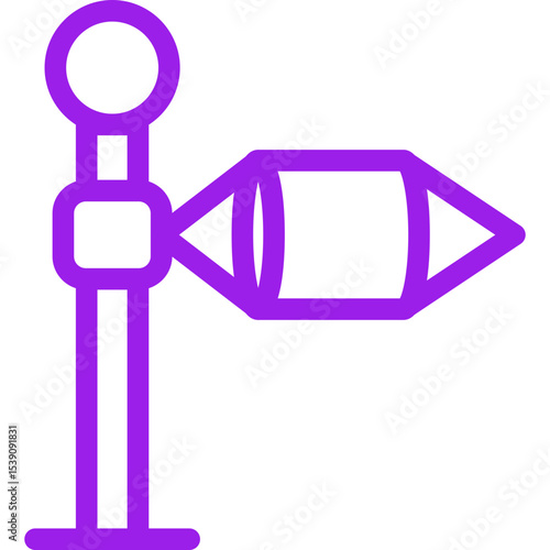 Fish flag single icon vector illustration