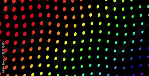 Living Color Waves – Animated Grid of Pulsing Circles