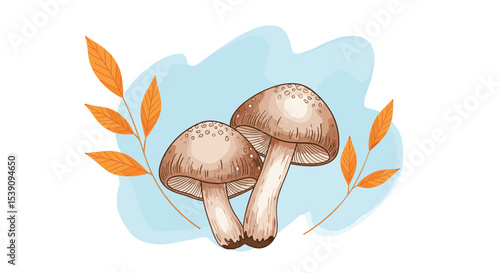 Delightful Woodland Mushrooms An Exploration of Autumn Fungi Nature's Bounty in Fall