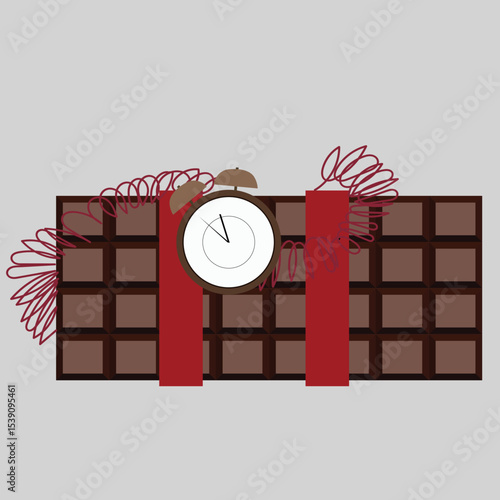 A tempting chocolate bomb dessert placed on a plate highlights the indulgence and potential health risks, symbolizing the concept of diabetes awareness through sugary treats.