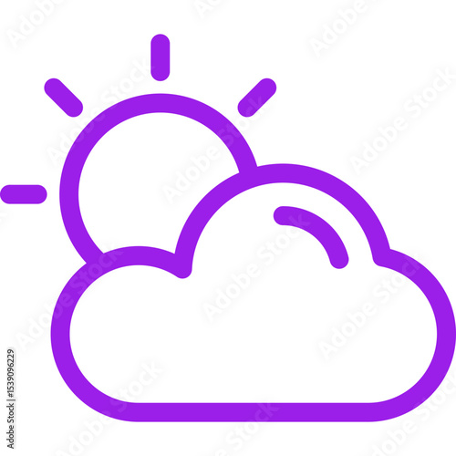 Sun single icon vector illustration