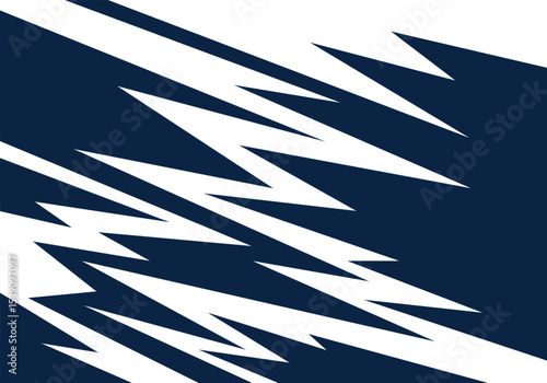 Dynamic multicoloured backdrop featuring jagged spikes and chaotic zigzag patterns