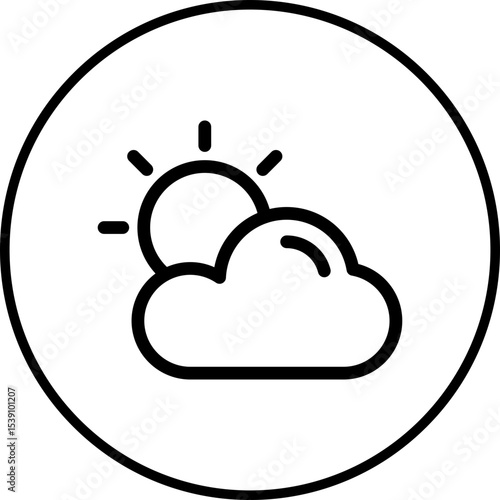Sun single icon vector illustration