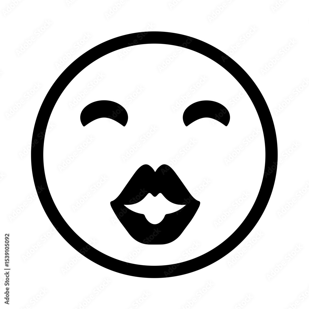 Face Throwing a Kiss Face Throwing a Kiss