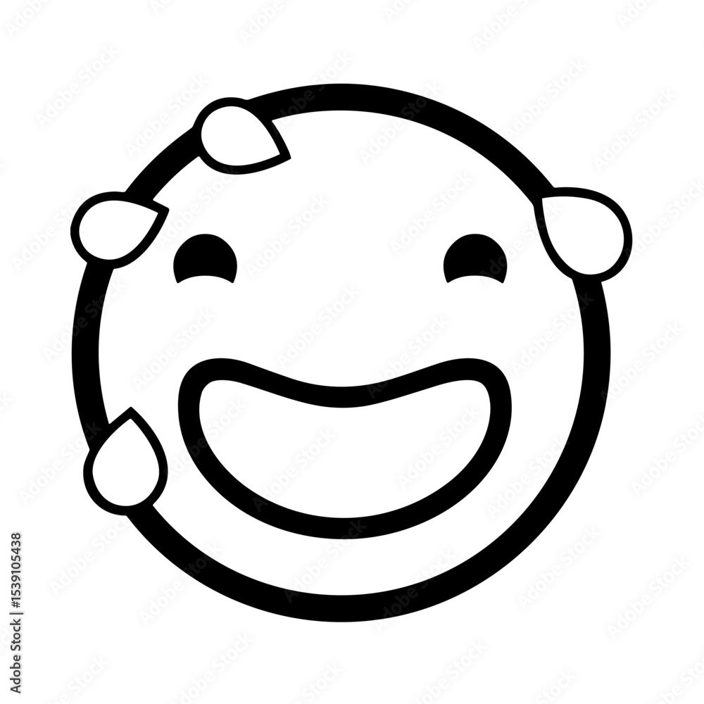 Smiling Face with Open Mouth and Cold Sweat Smiling Face with Open Mouth and Cold Sweat