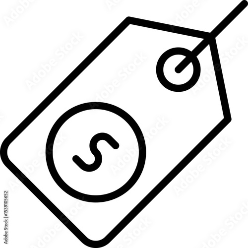 Price tag single icon vector illustration