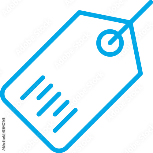 Ship tag single icon vector illustration