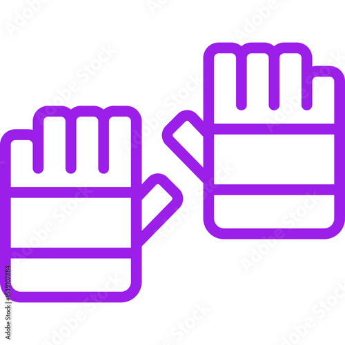 Gloves single icon vector illustration