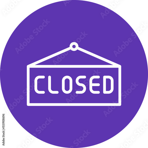 Close single icon vector illustration