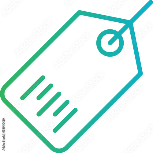 Ship tag single icon vector illustration