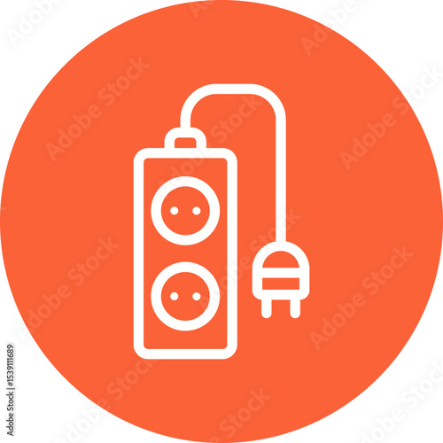 Extetntion single icon vector illustration