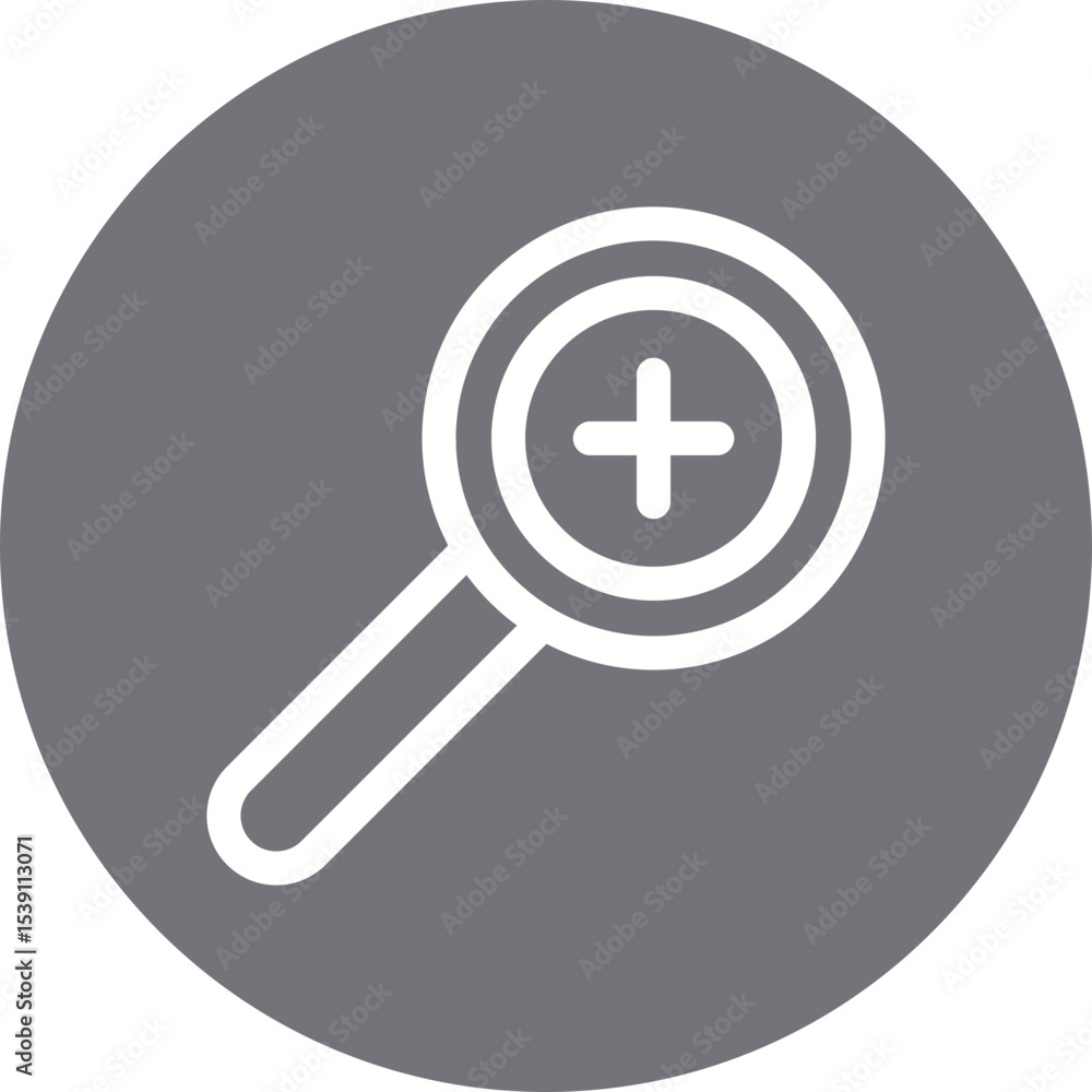 Fototapeta premium Zoom single icon vector illustration