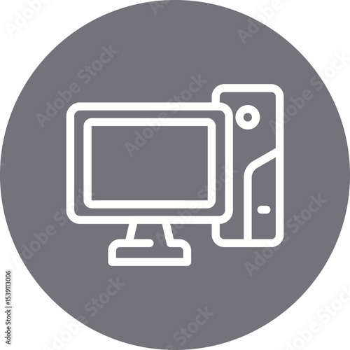 Television single icon vector illustration