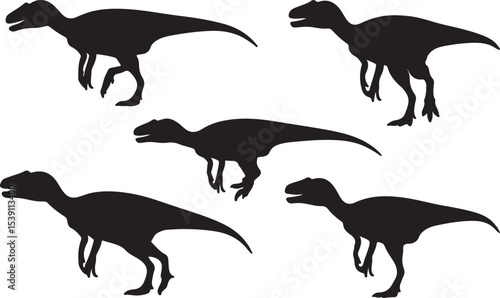 Compsognathus Silhouettes