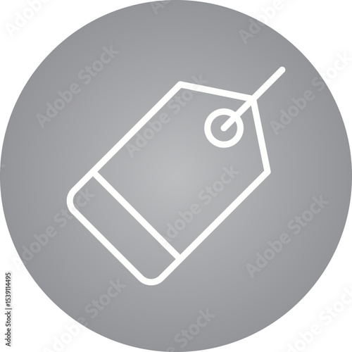 Tag single icon vector illustration