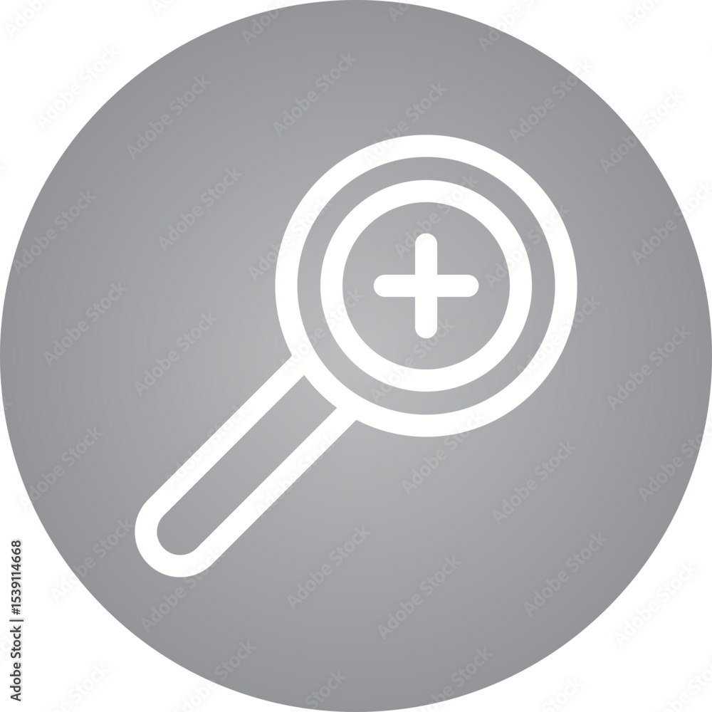 Fototapeta premium Zoom single icon vector illustration