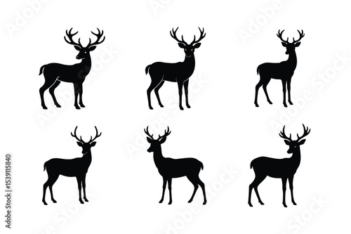 dear silhouette bundle design