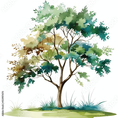 vector illustration of a tree