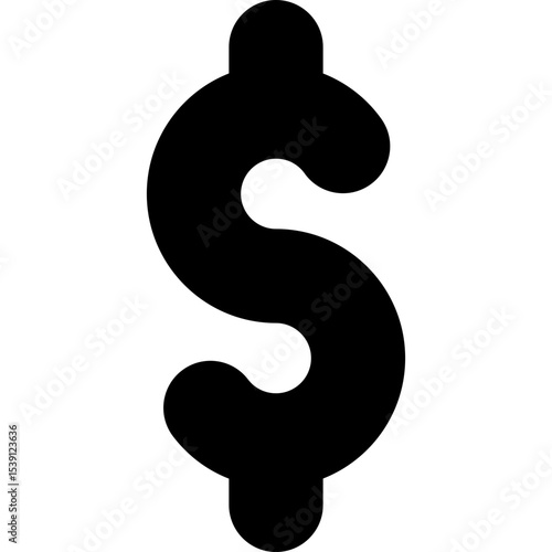 Dollar note single icon vector illustration