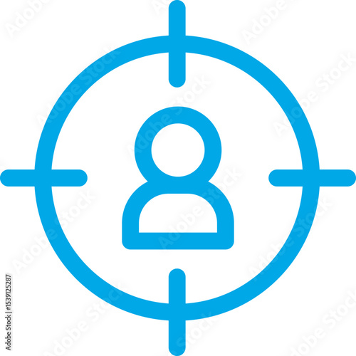 Target single icon vector illustration