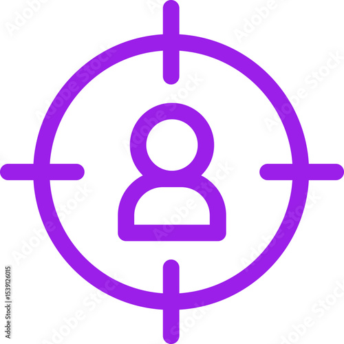 Target single icon vector illustration