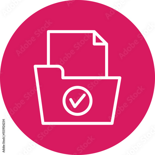Folder single icon vector illustration
