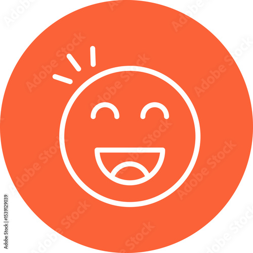 Smiley single icon vector illustration