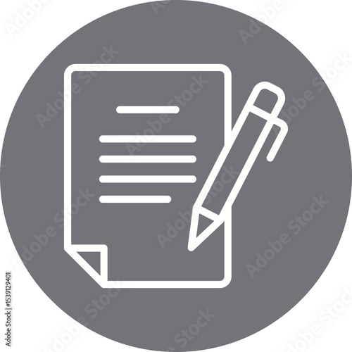 Paper single icon vector illustration
