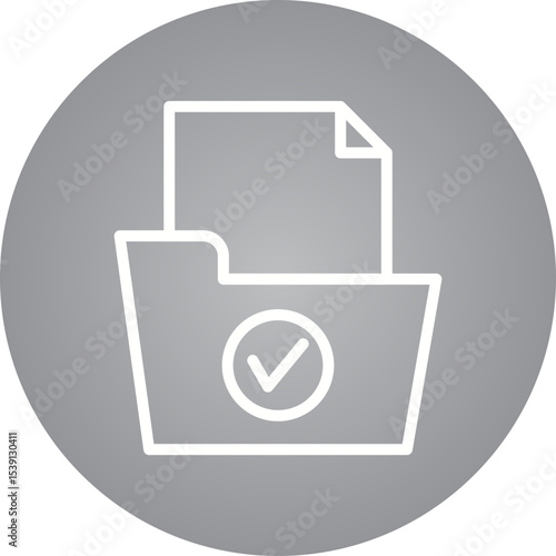 Folder single icon vector illustration