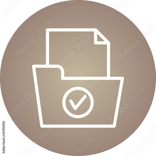 Folder single icon vector illustration