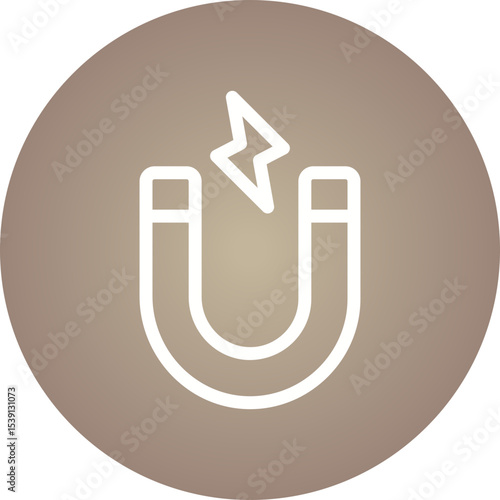 Magnet single icon vector illustration