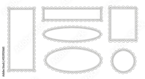 Elegant Ornate Frames Decorative Borders for Design Projects