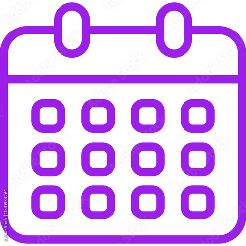 Calendars single icon vector illustration
