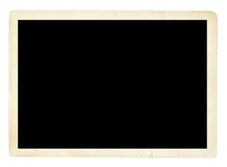 photo frame card isolated on white backgrounds