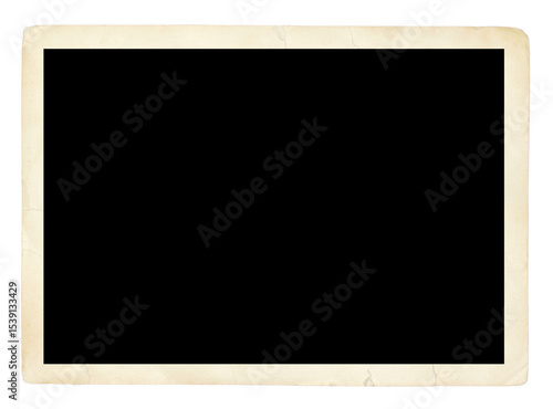 photo frame card isolated on white backgrounds