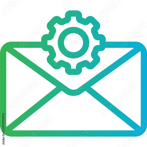 Email single icon vector illustration