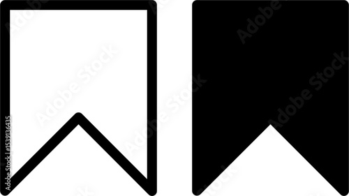 bookmark and save icon