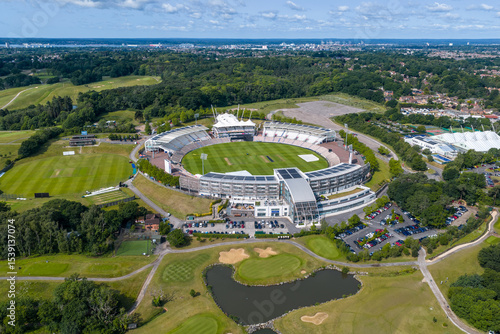 Utilita Bowl also know as The Rose Bowl.  cricket ground and hotel complex in West End, Hampshire. It is the home of Hampshire County Cricket Club.