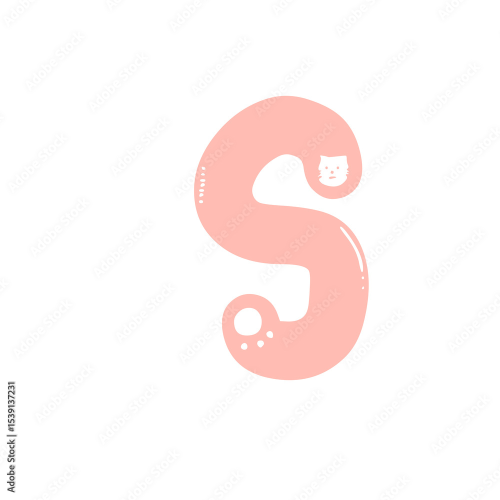 Font letter S Font letter S