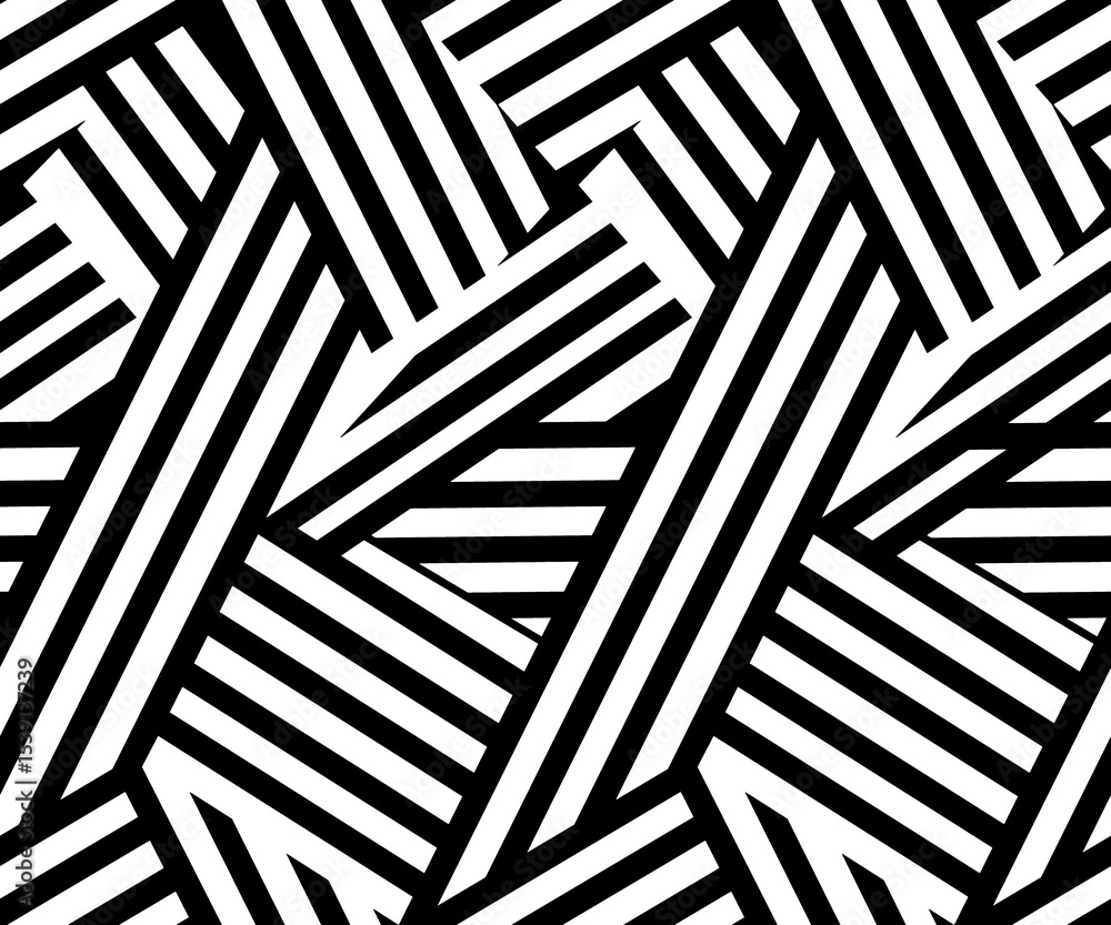 stock photo geometry tile abstract seamless pattern, black and white American design stock photo geometry tile abstract seamless pattern, black and white American design