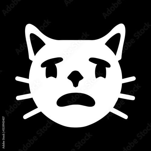 Pouting Cat Face