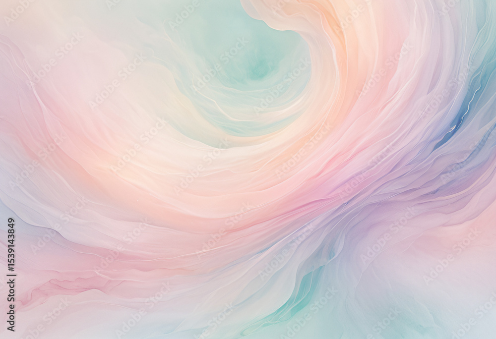 Obraz premium Abstract Pastel Swirl