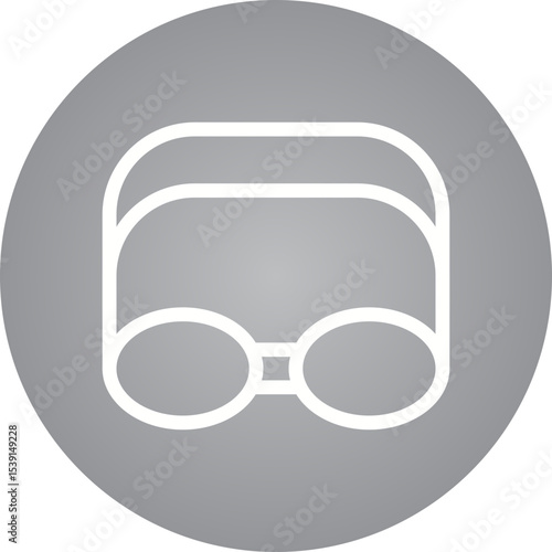 Glasses single icon vector illustration