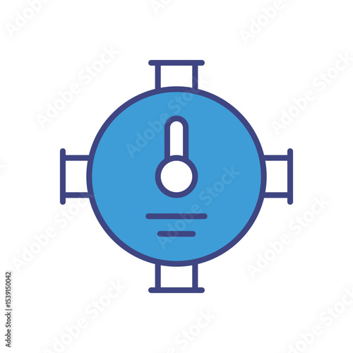 Gas icon vector