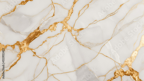 White Carrara Marble With Golden Veins