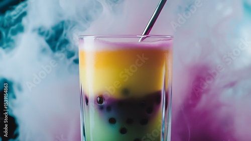 layered ombré drink crystal clear