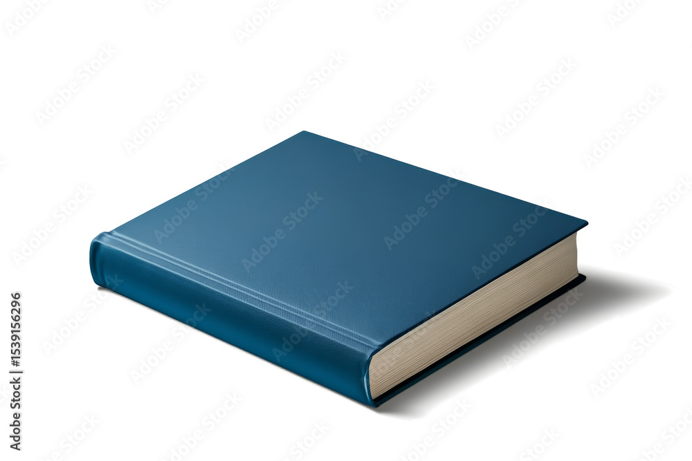 A dark blue book isolated on transparent background A dark blue book isolated on transparent background