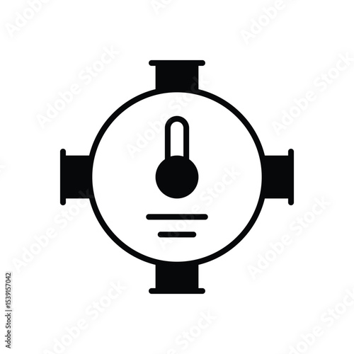 Gas icon vector