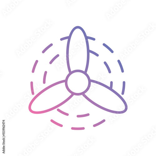 Wind Energy icon vector