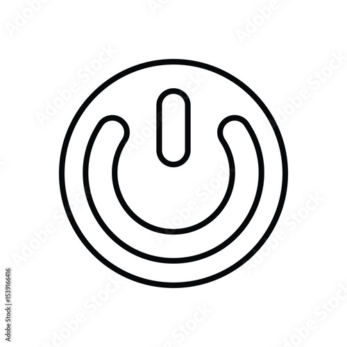 Power Button icon vector